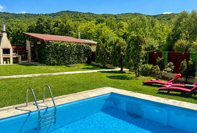 Proprietate cu doua corpuri de locuit, piscină, foisor, complet funcțională - 5