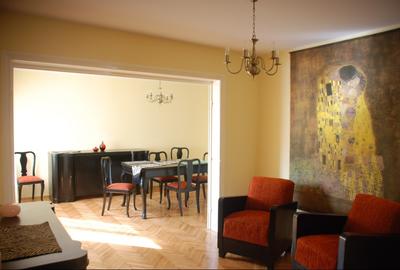 Apartament cu 3 camere semidecomandat, mobilat în Dorobanți