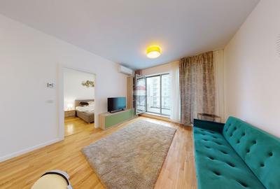 Apartament cu 2 camere decomandat, mobilat în Herăstrău