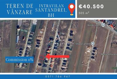Teren Construcții intravilan de 505 mp, în Sântandrei