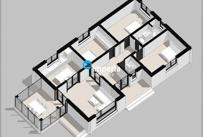 Casa P 4 camere, 2 bai, canalizare, CTP, Horpaz nou - 2