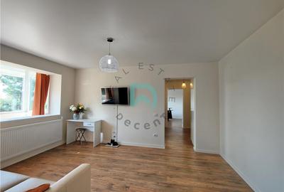 Apartament cu 3 camere semidecomandat, mobilat în Centrul Civic