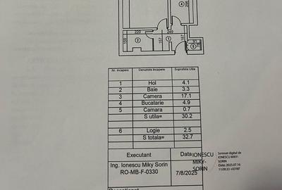Garsonieră decomandată în Tineretului