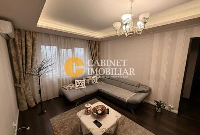 Apartament cu 3 camere semidecomandat, mobilat în Alexandru cel Bun