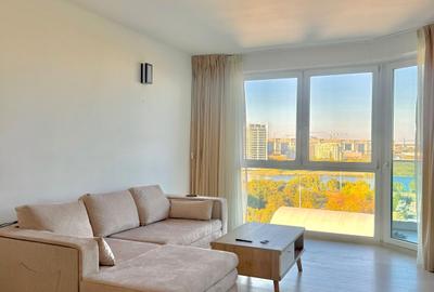 Apartament cu 2 camere semidecomandat, mobilat în Floreasca
