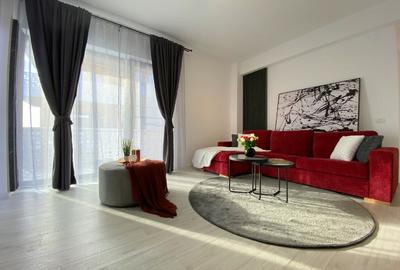 Apartament modern mobilat si utilat, 2 camere,terasa -16mp  si parcare subterana - 3