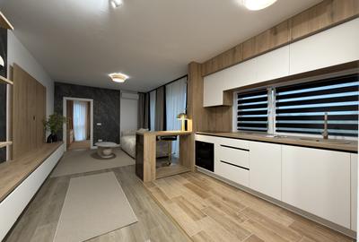 Apartament cu 2 camere nedecomandat, mobilat în Aradului