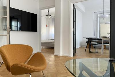 PIATA LAHOVARI, 3 camere lux, 67 mp, etaj 3, imobil în stil art deco, centrala - 9