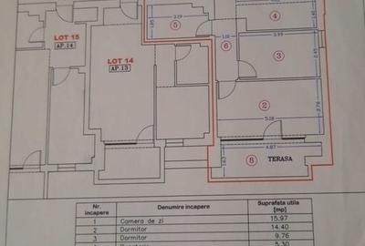 3 camere | Metrou 1 Decembrie 1918 | Bloc 2011  | Etaj 1 - 8