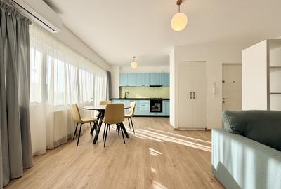 Apartament cu 2 camere semidecomandat, mobilat în Mărăști