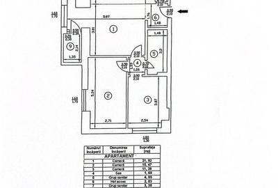 Apartament 3 camere imobil 2009, zona Victoriei, parcare subterana, metrou 500 m - 14