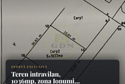Teren Construcții intravilan de 1036 mp, în Cârcea