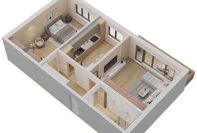 Randament excelent la 2 Camere 73.59 mp locatie Premium in zona Mall Coresi - 3