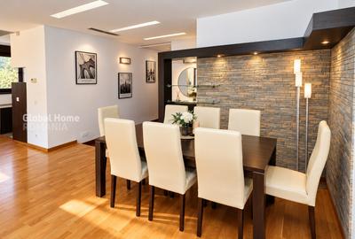 DUPLEX ÎN HERĂSTRĂU | 5 CAMERE | OFFICE | 3 BĂI | 4 BALCOANE | PARCARE 3 MAȘINI - 3