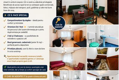 Apartament 3 camere/2 bai/2 balcoane/83 mp/etaj 2 CENTRU - 12