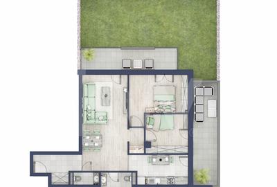 Apartament 3 camere, Parter, intabulare vara 2026 - 7