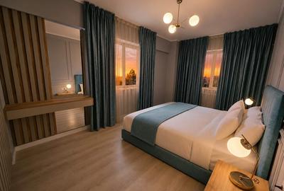 Bloc nou, Apartament cu 2 camere, mobilat si utilat, geam la baie, et 4 - 6