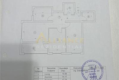 Apartament spatios cu 3 camere si 2 bai, situat în complexul Creative - 15