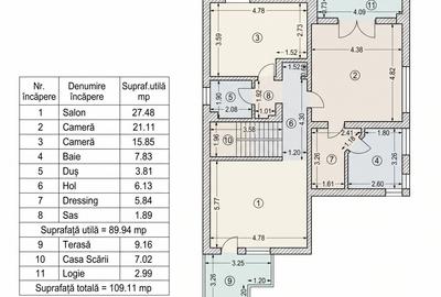 Casa 7 camere 290mp | 0 comision | Pipera | 290mp | 500mp teren - 5