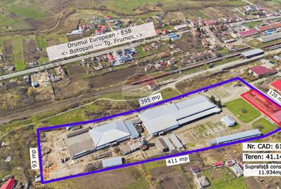 Teren Construcții intravilan de 41140 mp, în Est