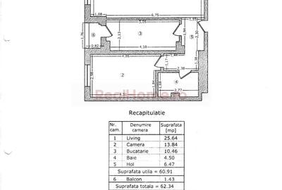 2 Camere Pallady | 61mp utili | Mobilat  + Parcare - 3