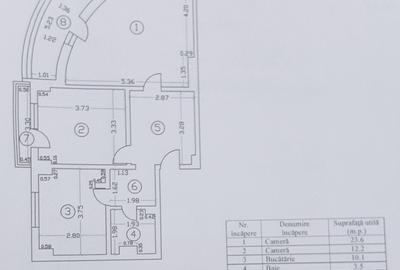Apartament 2 camere P-ta Alba Iulia, decomandat - 72mp - 10