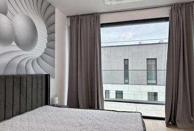 Penthouse de închiriat în WIN Herăstrău | 5 cam | Terasă panoramică | 2 locuri - 15