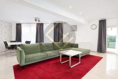 Apartament cu 3 camere decomandat, mobilat în Herăstrău
