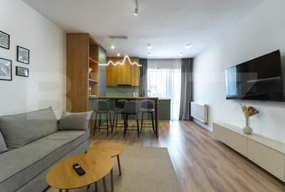 Apartament cu 2 camere decomandat, mobilat în Tractorul
