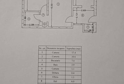 Apartament 2 camere 52 mp * bloc anvelopat * bloc 1983 * metrou - 5