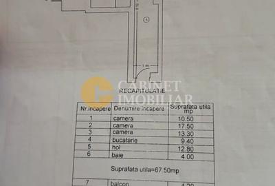 3 CAMERE DECOMANDAT--ETAJ 1-- ROND MALL MOLDOVA - 8