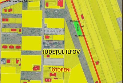 Teren Construcții intravilan de 1133 mp, în Ferme