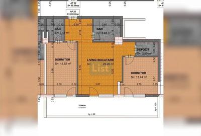 0% Comision | Apartament cu 3 camere, terasa si boxa | Intre Lacuri - 14