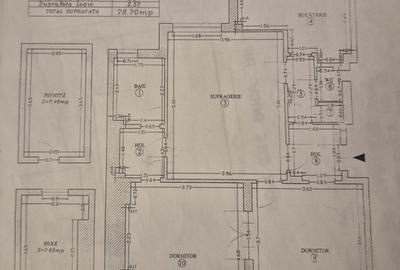 Apartament 3 camere, etajul 2, 78mp, 2 balcoane, bloc interbelic - 23