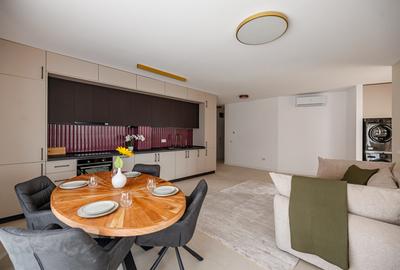 Apartament 2 camere, mobilat si utilat, terasa 12,8 mp | Comision 0 - 4