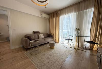 Apartament cu 2 camere semidecomandat, mobilat în Floreasca