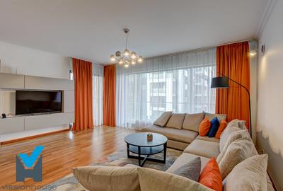 Apartament cu 4 camere decomandat, mobilat în Herăstrău