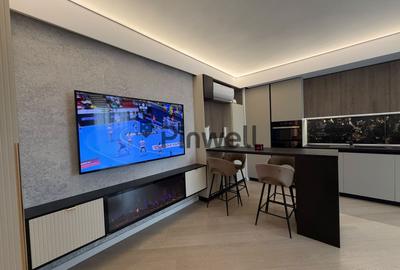 Apartament cu 3 camere semidecomandat, mobilat în Pipera