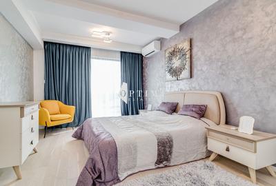 Apartament cu 2 camere semidecomandat, mobilat în Băneasa