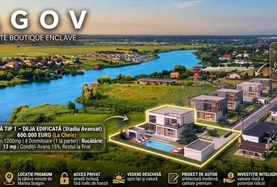 Snagov Belvedere Vila Amiral S.t=1200 mp 0% TVA  Piscină Inclusă,  4 Dormitoare - 4