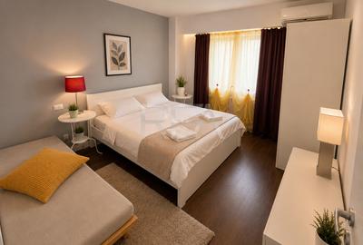 Apartament cu 3 camere semidecomandat, mobilat în Ștefan cel Mare
