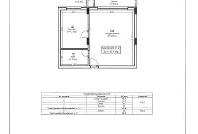 Ap 21 Teilor Residence - 2 camere Finisat - 5