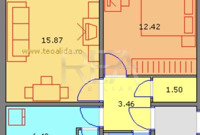 2 camere, 4/4, anvelopat, bloc tip P-Drumul Taberei-Favorit - 2