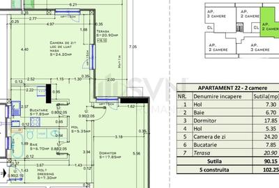 REA1023900 Apartament 2 camere de vanzare Aviatiei - 8