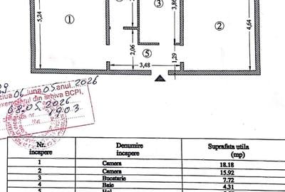 Apartament cu 2 camere decomandat Nicolina-Pizza Nico, Renovat, Etaj 2 - 11