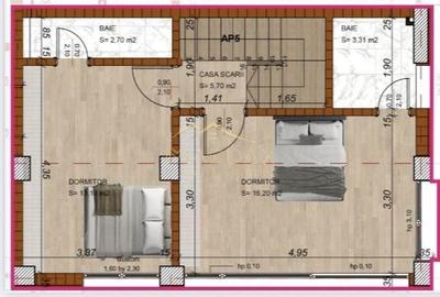 DUPLEX  3 Camere**TERASA+ CURTE**Bloc boutique***NOU// DOMENII - 19