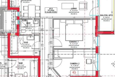 Apartament cu 3 camere decomandat în Semicentral