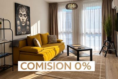 Apartament cu 2 camere semidecomandat, mobilat în Nord