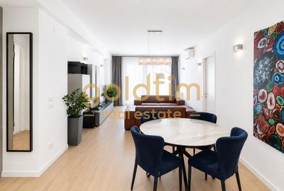 Apartament cu 3 camere semidecomandat, mobilat în Herăstrău