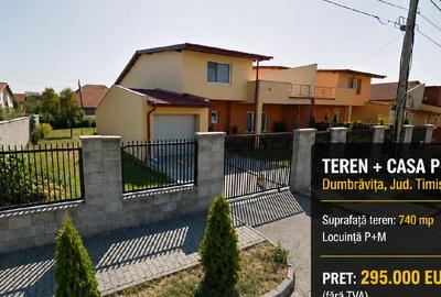 Casă individuală cu 3 camere în Dumbrăvița